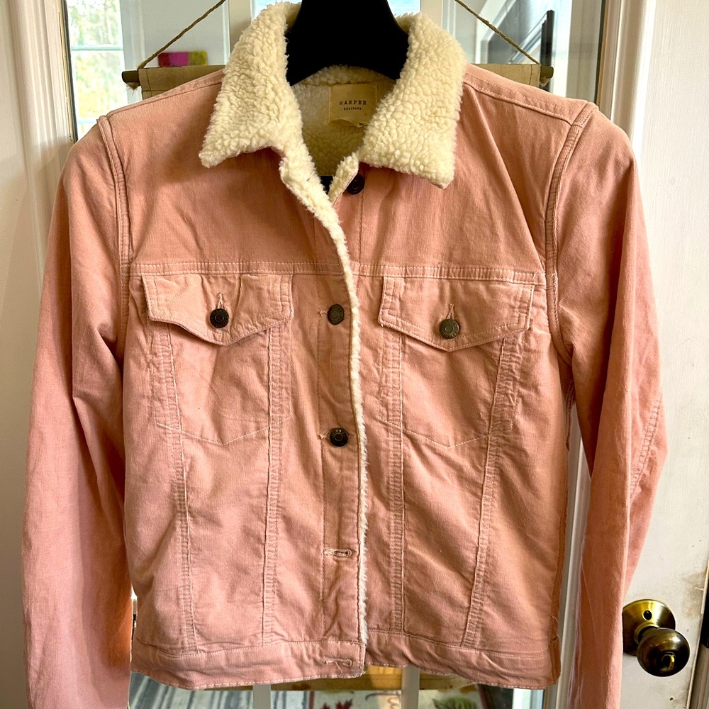 Cute Pink Corduroy jacket